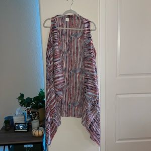 A tank top, long cover-up